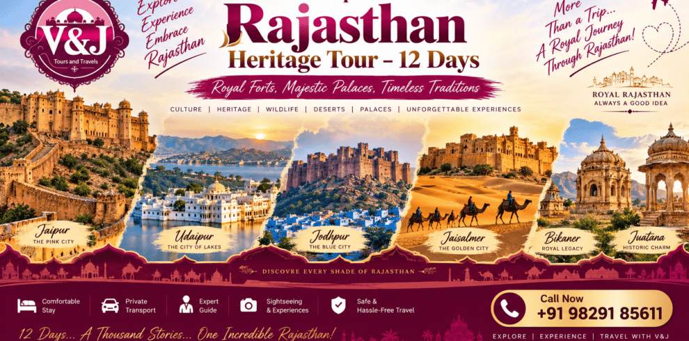 Complete Rajasthan Heritage Tour – 12 Days