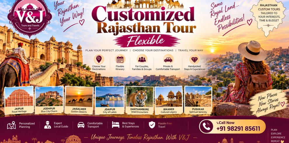 Customized Rajasthan Tour – Flexible