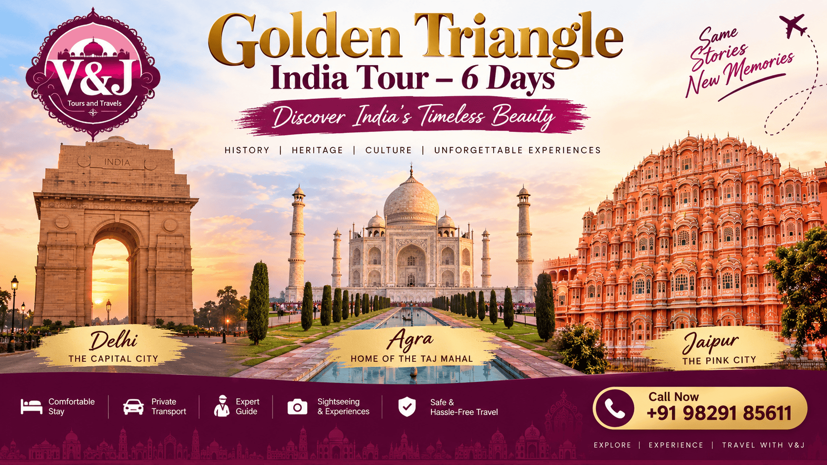 Golden Triangle India Tour – 6 Days