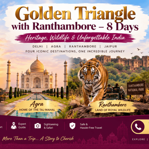 Golden Triangle with Ranthambore – 8 Days