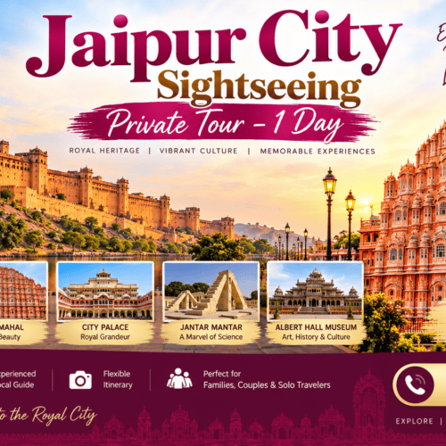 Jaipur City Sightseeing Private Tour – 1 Day