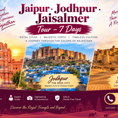 Jaipur Jodhpur Jaisalmer Tour – 7 Days