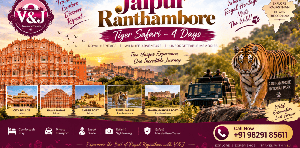 Jaipur Ranthambore Tiger Safari – 4 Days