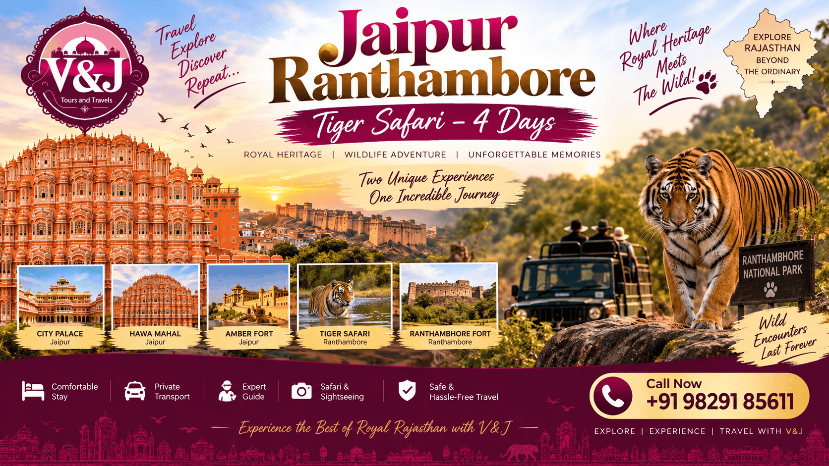 Jaipur Ranthambore Tiger Safari – 4 Days