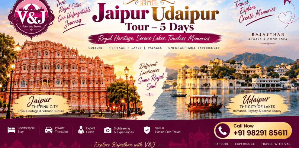 Jaipur Udaipur Tour – 5 Days