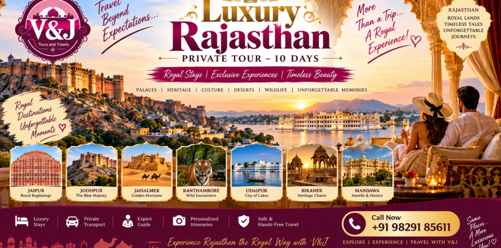 Luxury Rajasthan Private Tour – 10 Days