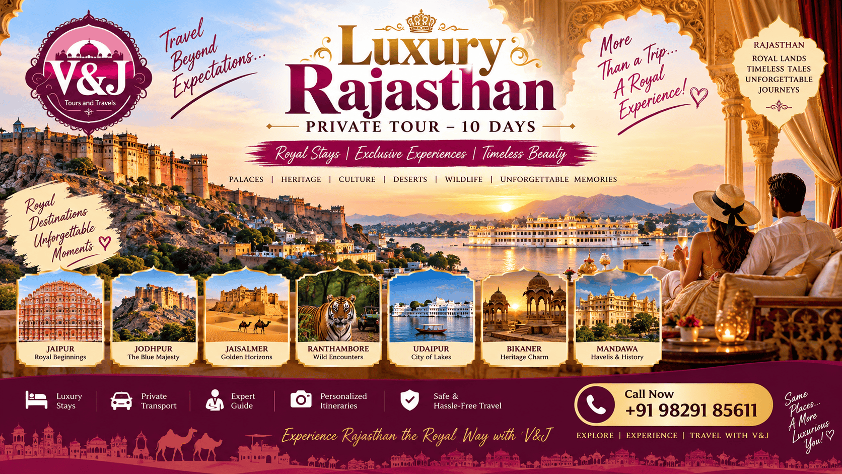 Luxury Rajasthan Private Tour – 10 Days