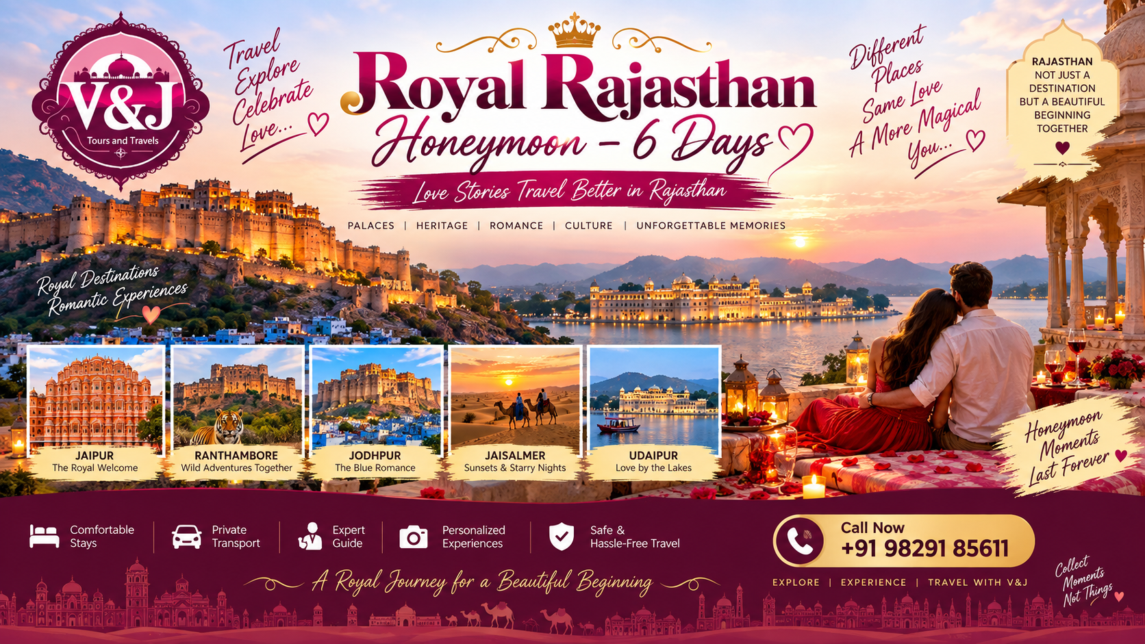 Royal Rajasthan Honeymoon – 6 Days